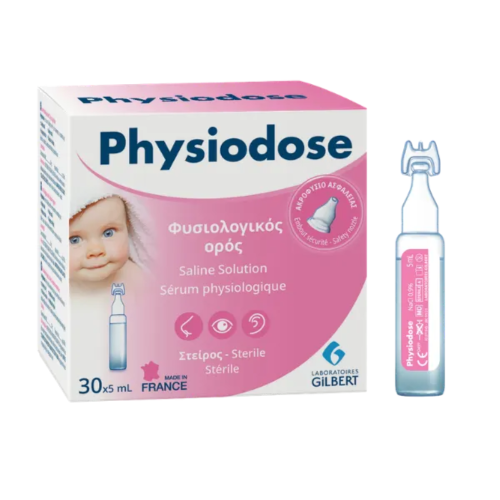 PHYSIODOSE ΑΠΟΣΤΕΙΡΩΜΕΝΟΣ ΦΥΣΙΟΛΟΓΙΚΕΣ ΟΡΟΣ 0,9% ΜΟΝΟΔΟΣΙΚΕΣ ΑΜΠΟΥΛΕΣ 30X5ML