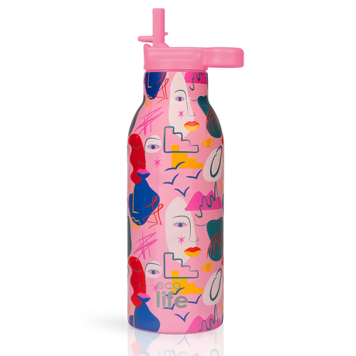ECO LIFE FACES THERMOS ΜΕ ΕΣΩΤΕΡΙΚΟ ΚΑΛΑΜΑΚΙ 550ML