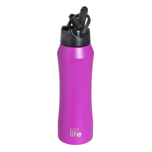ECO LIFE PINK THERMOS ΜΕ ΕΣΩΤΕΡΙΚΟ ΚΑΛΑΜΑΚΙ 550ML