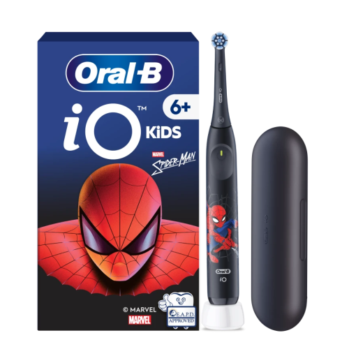 ORAL-B IO2 KIDS SPIDER-MAN BLACK ΗΛΕΚΤΡΙΚΗ ΟΔΟΝΤΟΒΟΥΡΤΣΑ 1ΤΜΧ